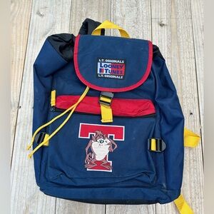 Looney Tunes Taz L.T. Originals Backpack Vintage Drawstring